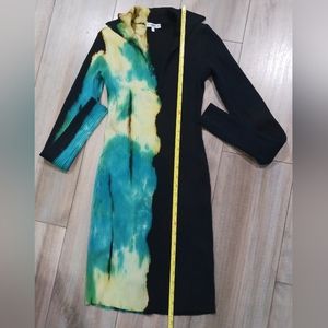 COTON CITIZEN Dress  size XS, multi color,  Long sleeve.